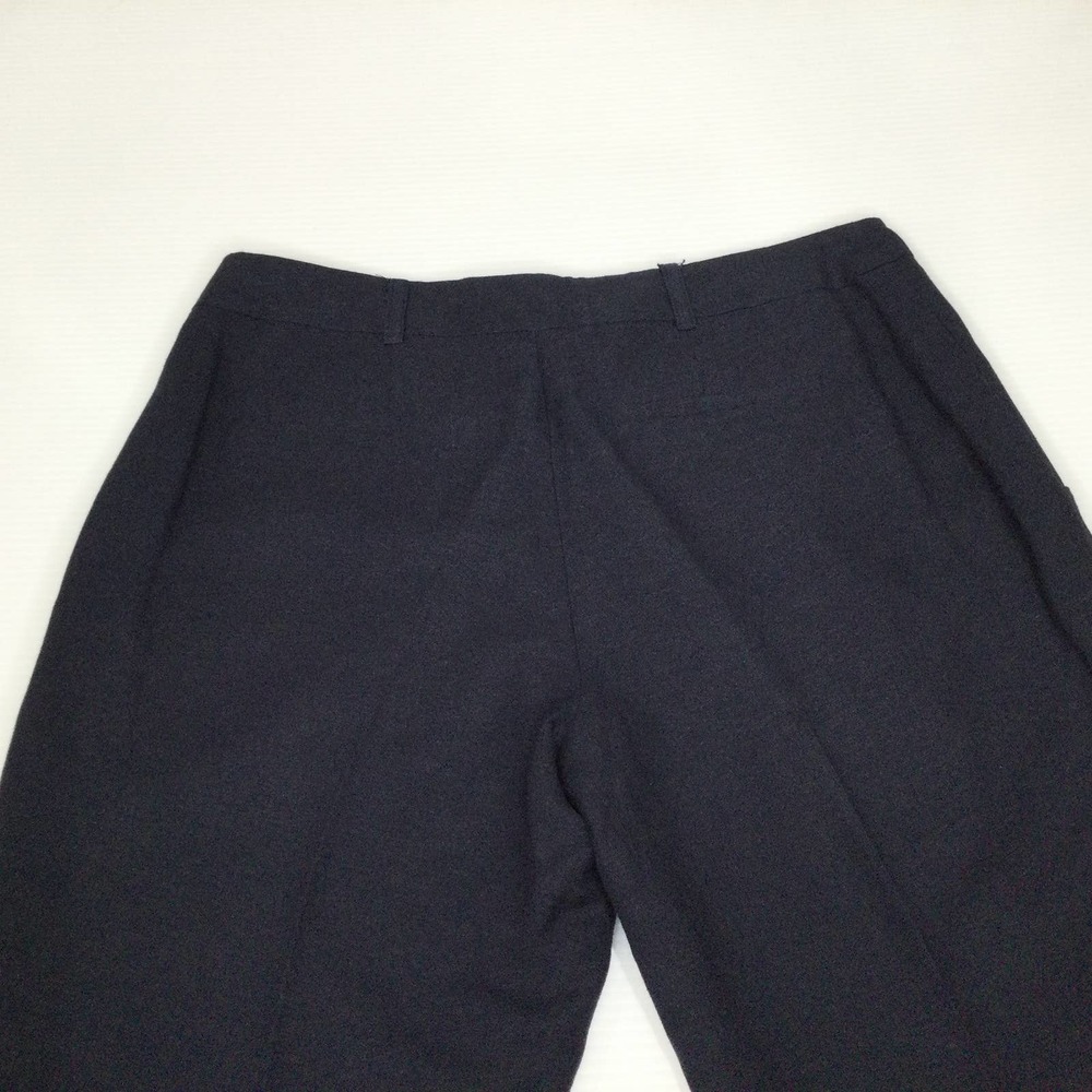 Linen Blend Pants Forever 21 Navy Blue Ankle S - Picture 3 of 6
